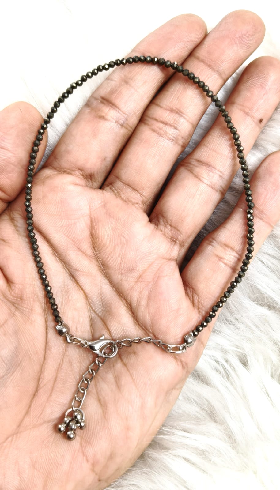 Pyrite Anklet